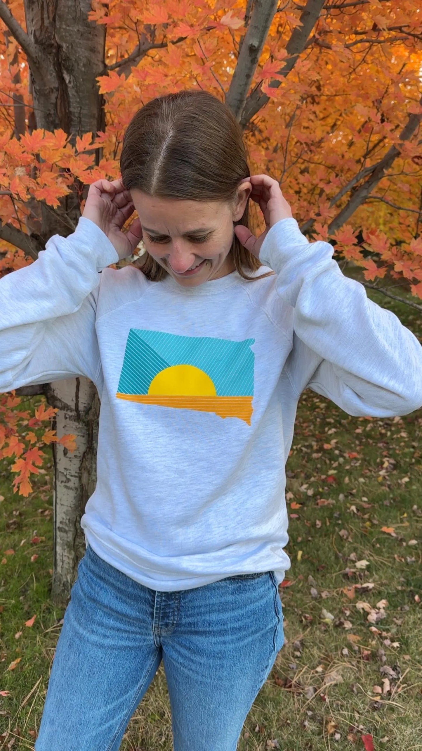 SoDak Sunrays Unisex Crew Sweatshirt