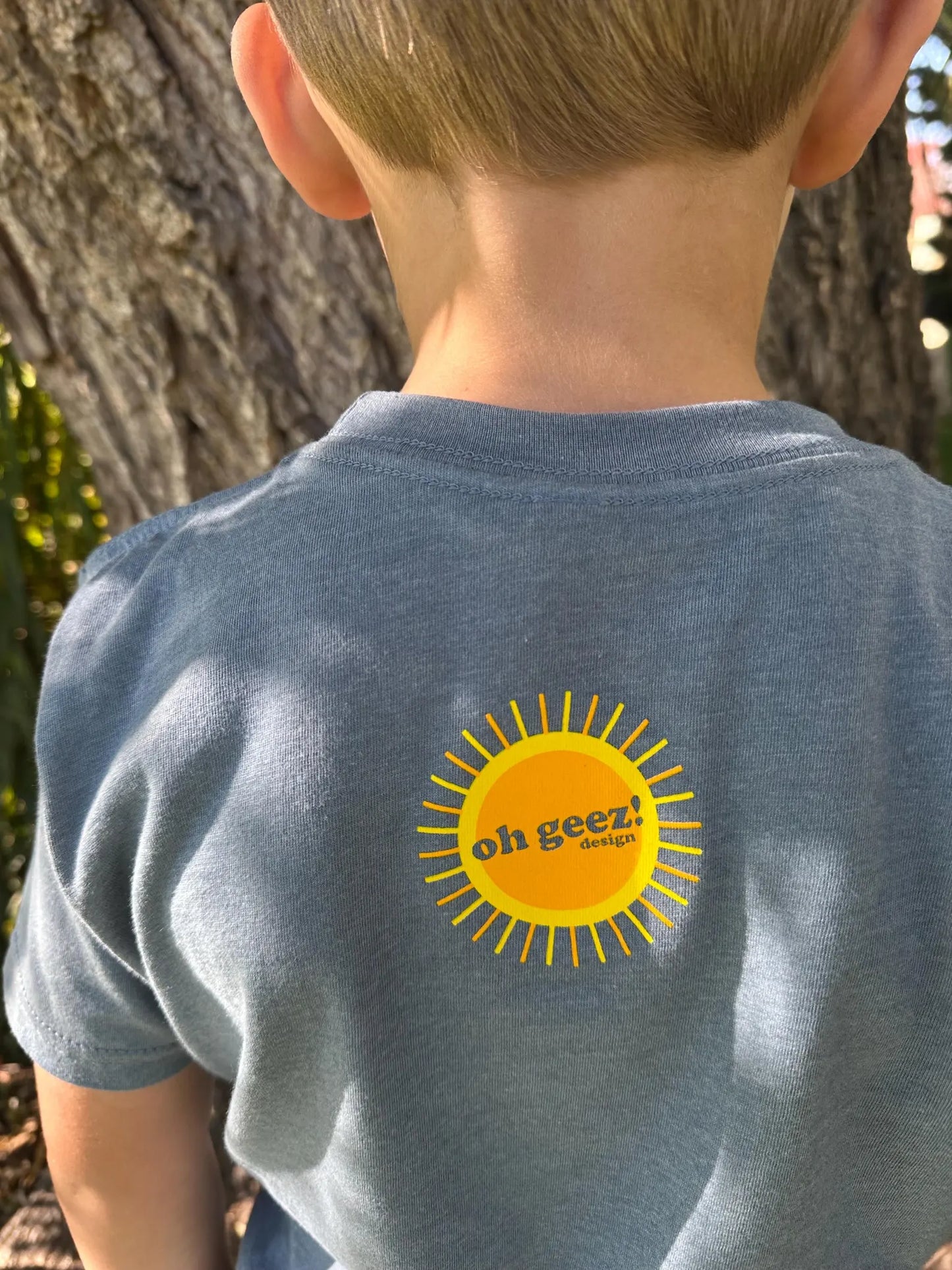 South Dakota Sunrays Kids T-shirt by Oh Geez! Design