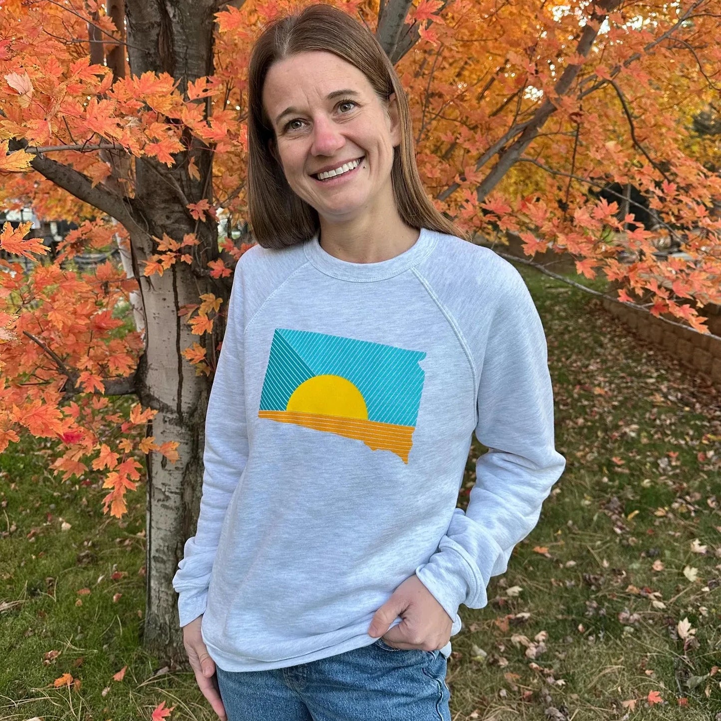 SoDak Sunrays Unisex Crew Sweatshirt