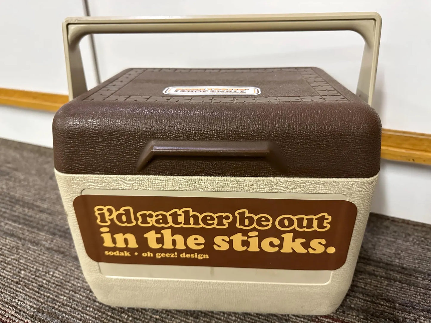I'd Rather Be Out in the Sticks Bumper Sticker