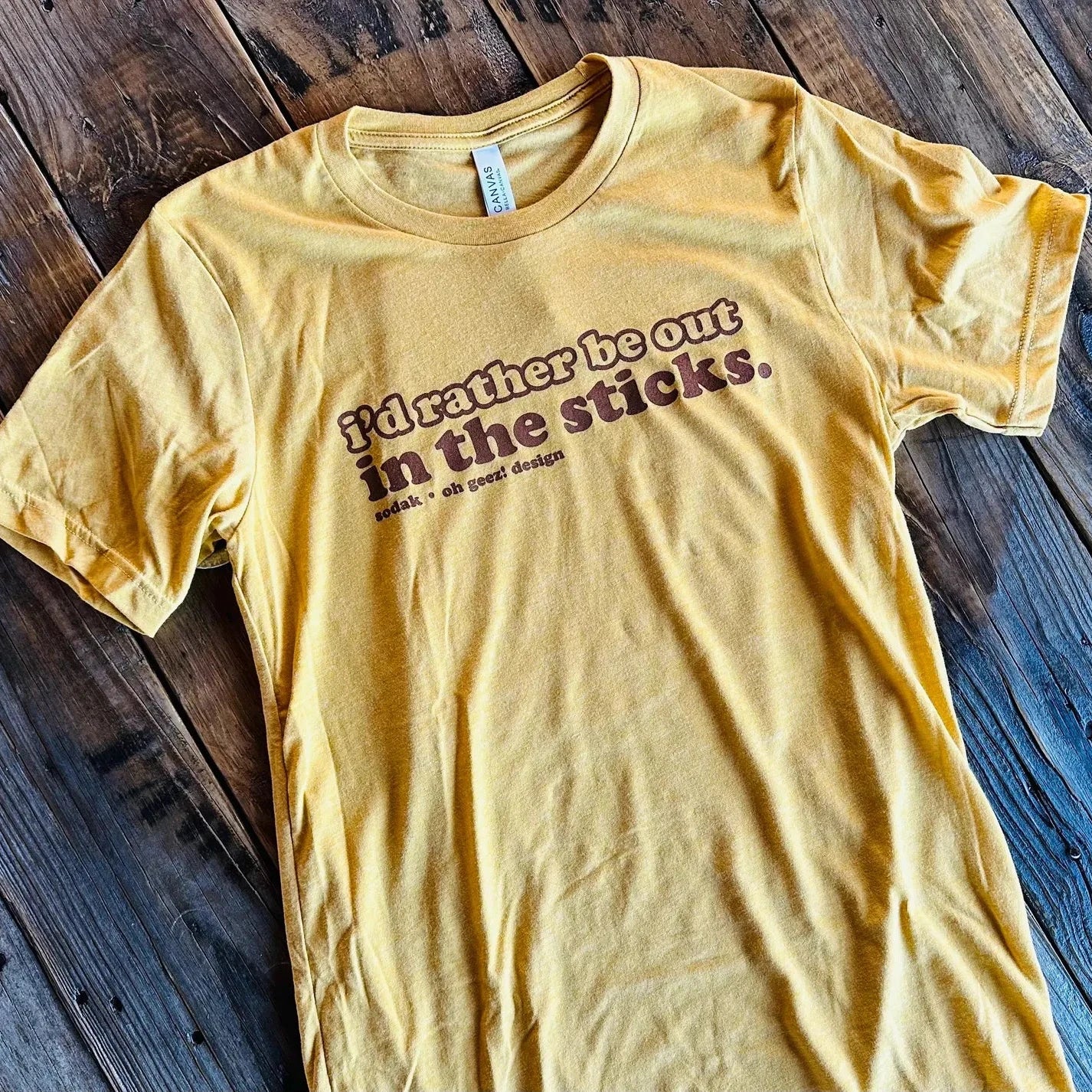 I'd Rather Be Out in the Sticks Unisex T-Shirt