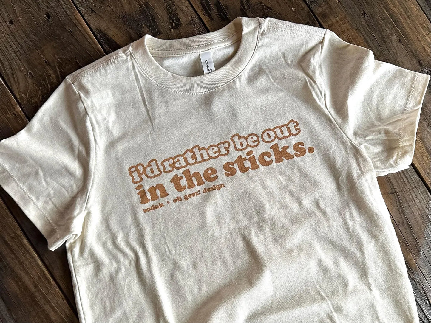 I'd Rather Be Out in the Sticks Women's T-Shirt Boxy Fit