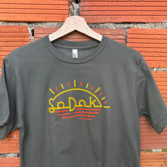 SoDak Neon Sun Women's Boxy Fit T-shirt