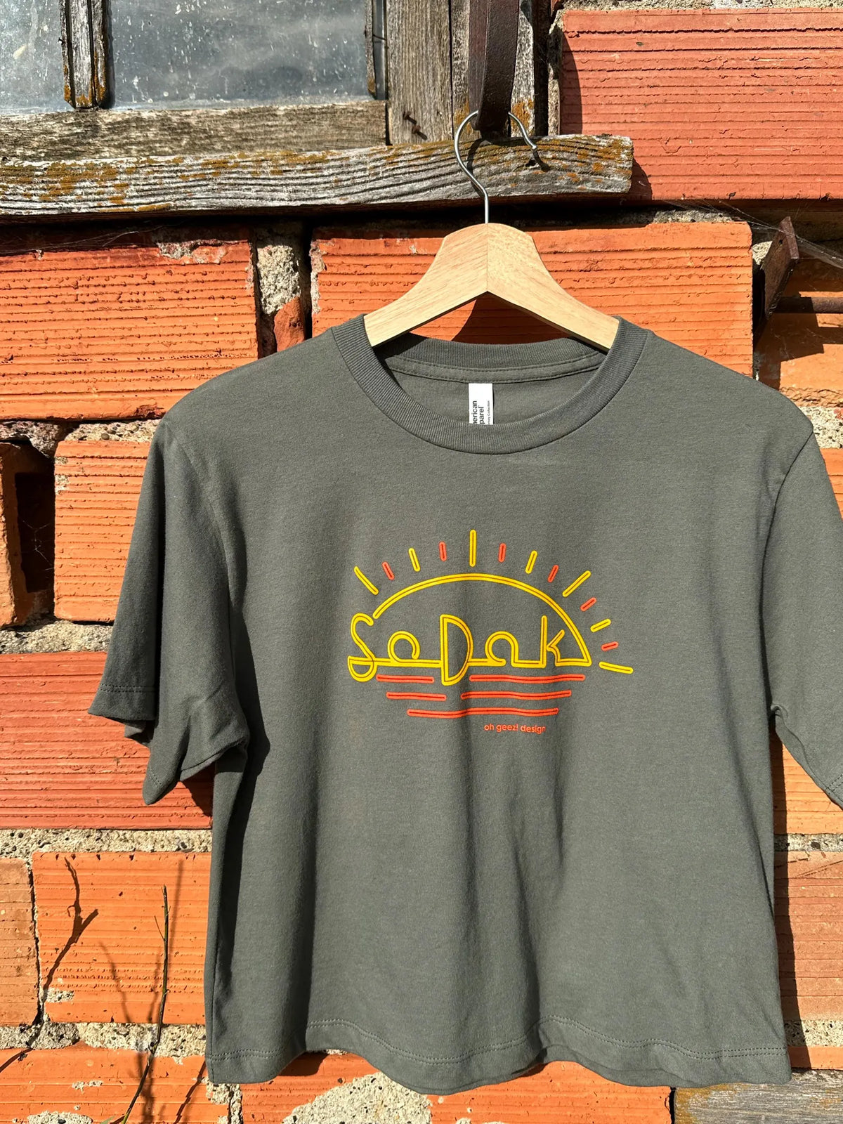 SoDak Neon Sun Women's Boxy Fit T-shirt
