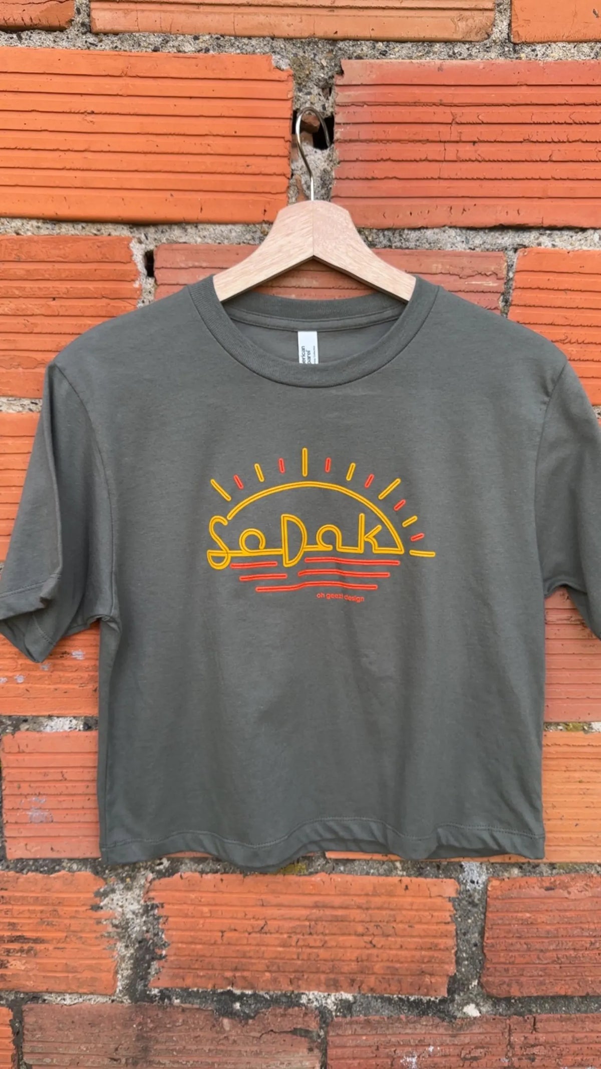 SoDak Neon Sun Women's Boxy Fit T-shirt