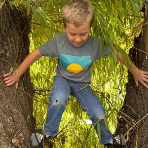 South Dakota Sunrays Kids T-shirt by Oh Geez! Design