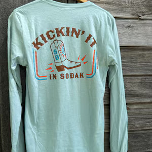 Kickin' It in SoDak Long Sleeve T-shirt Unisex by Oh Geez! Design