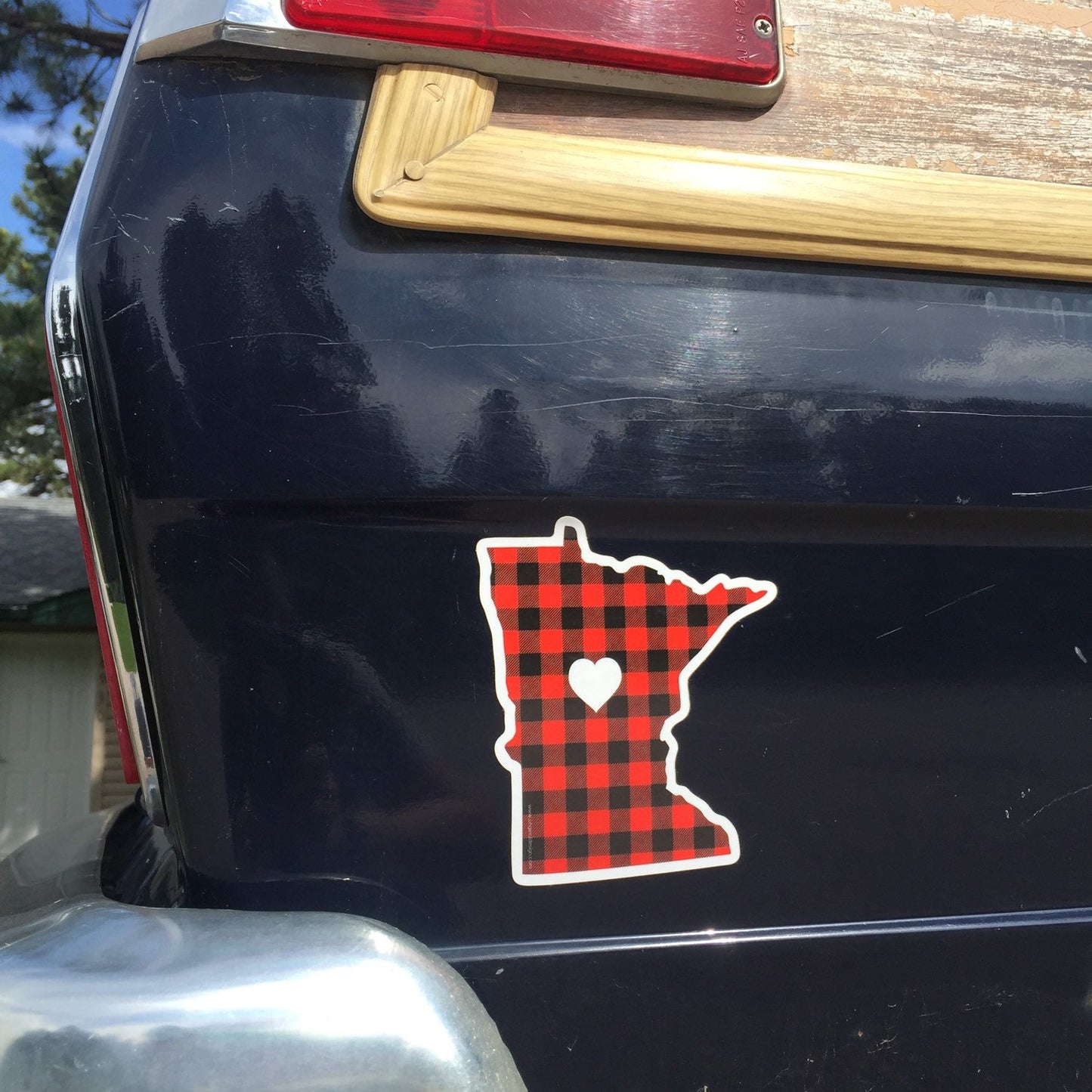 Minnesota Love Flannel Sticker
