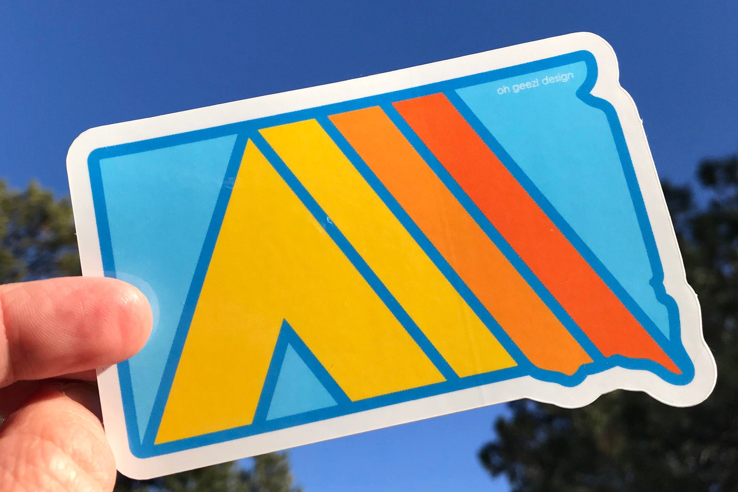 Camp SoDak Tent Sticker