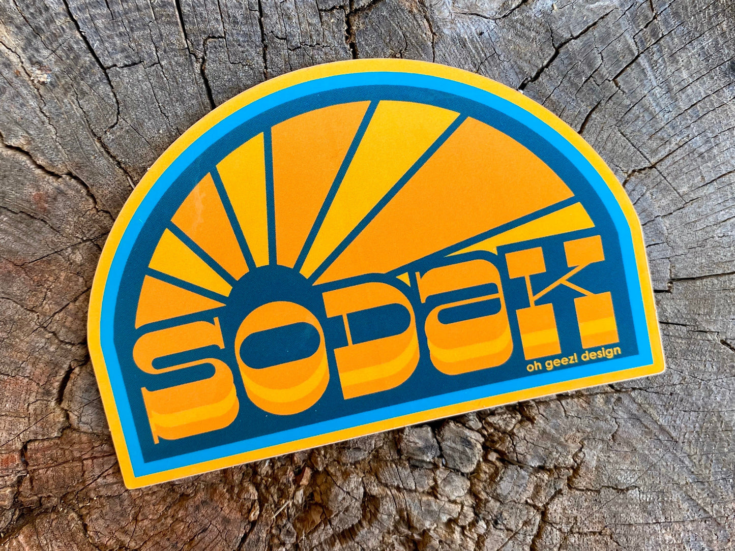 SoDak Sunbeams Sticker