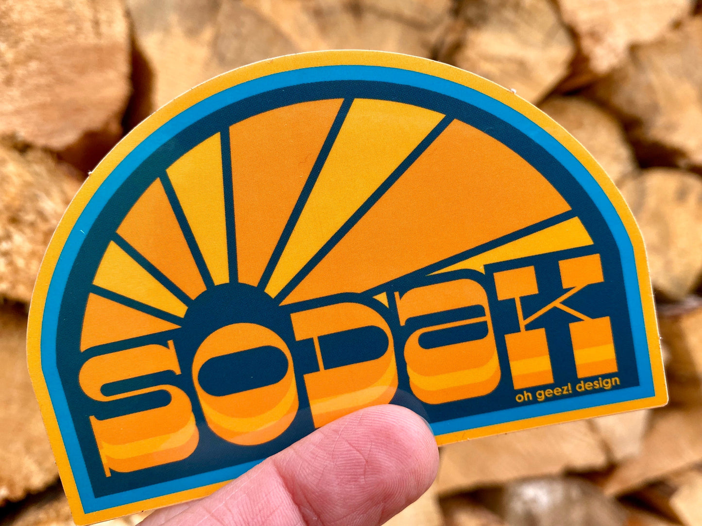 SoDak Sunbeams Sticker