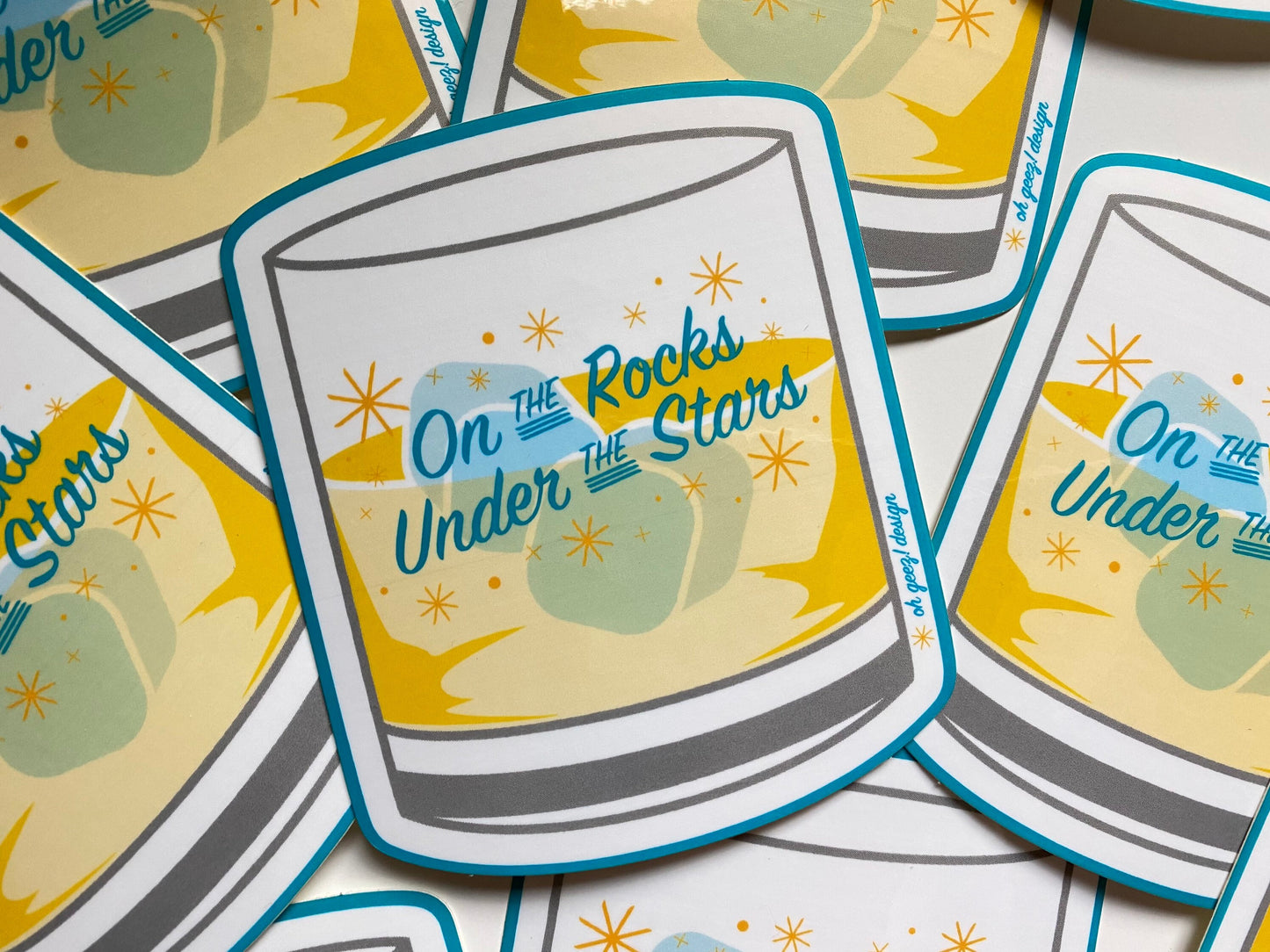 On the Rocks Under the Stars Sticker