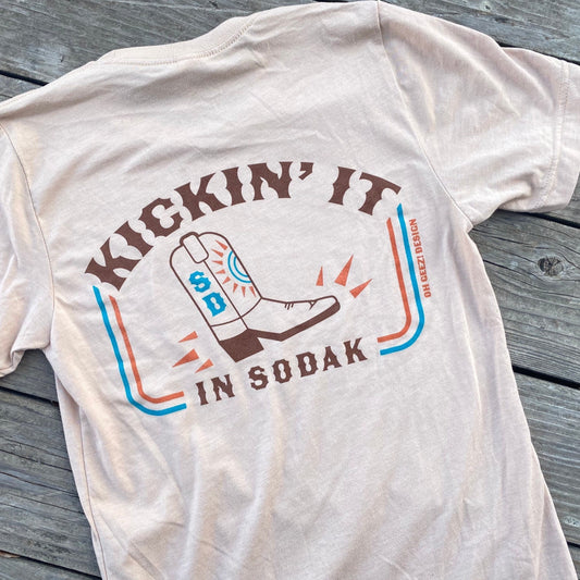 Kickin' It In SoDak T-shirt Unisex by Oh Geez! Design