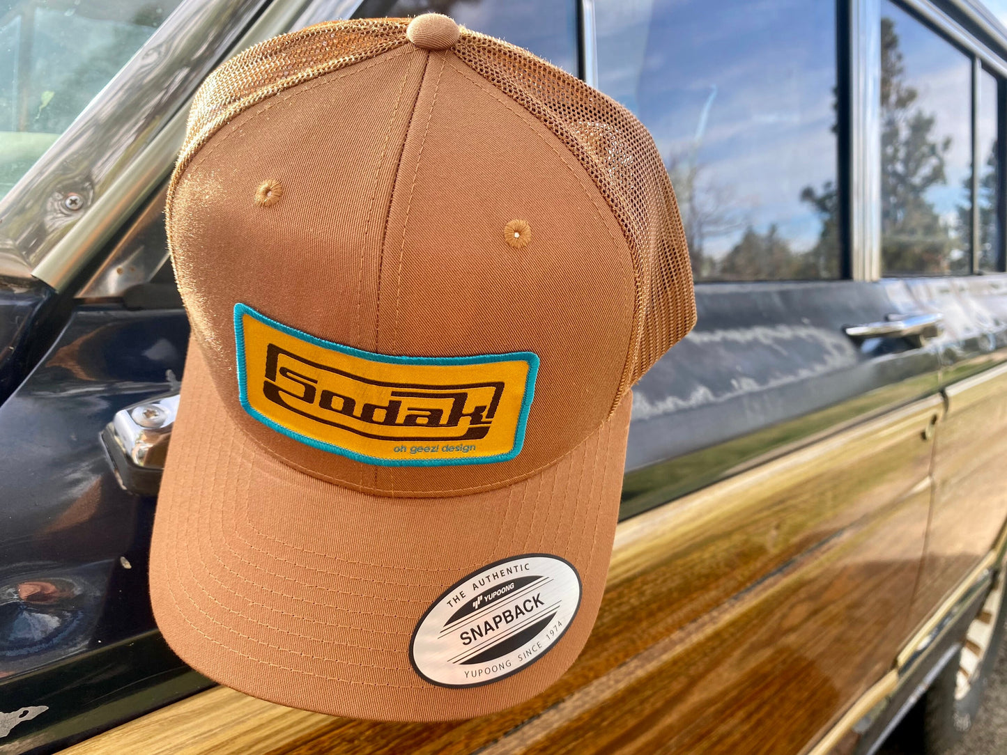 SoDak Classic Brown Trucker Snapback Hat