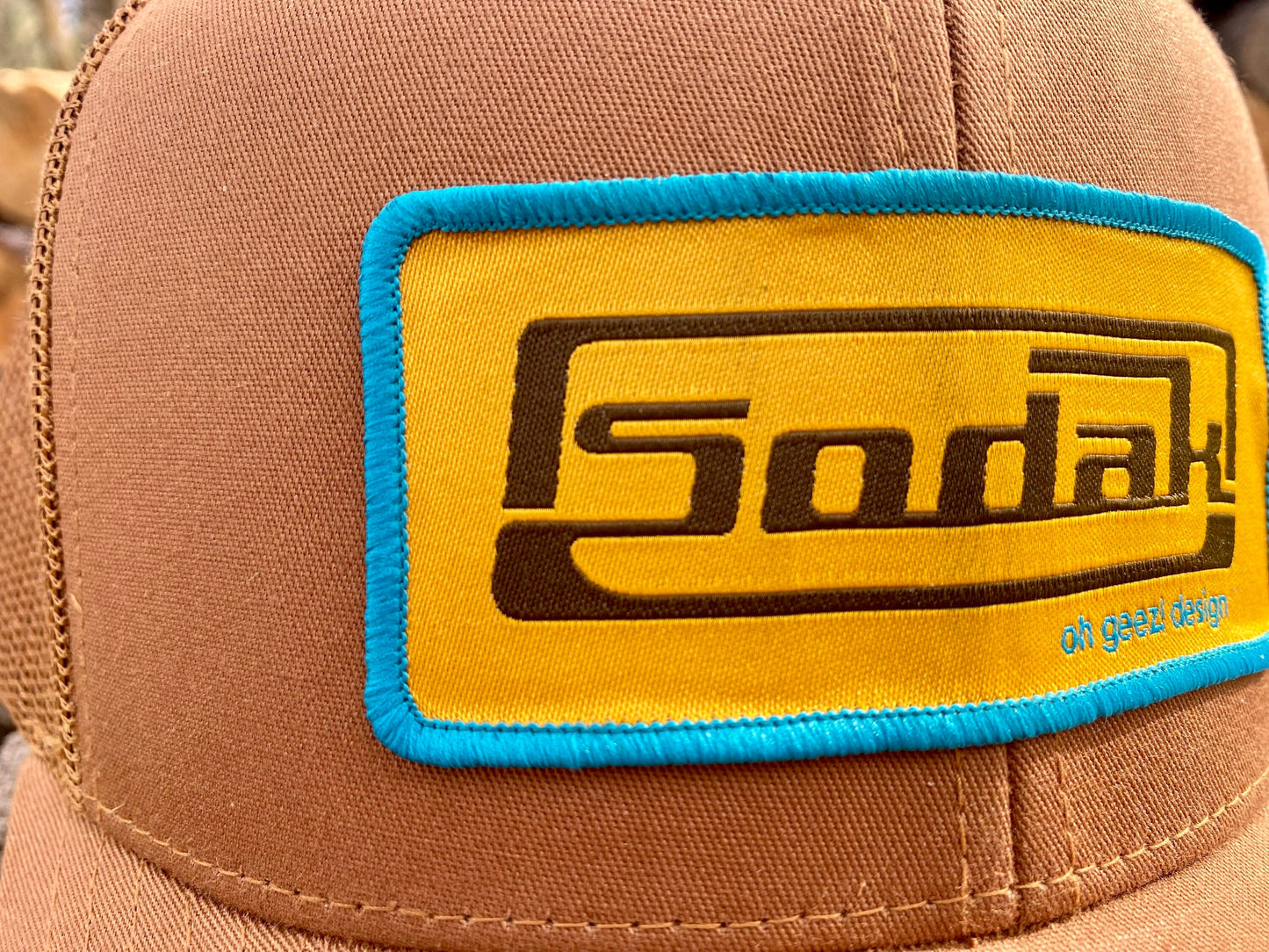 SoDak Classic Brown Trucker Snapback Hat