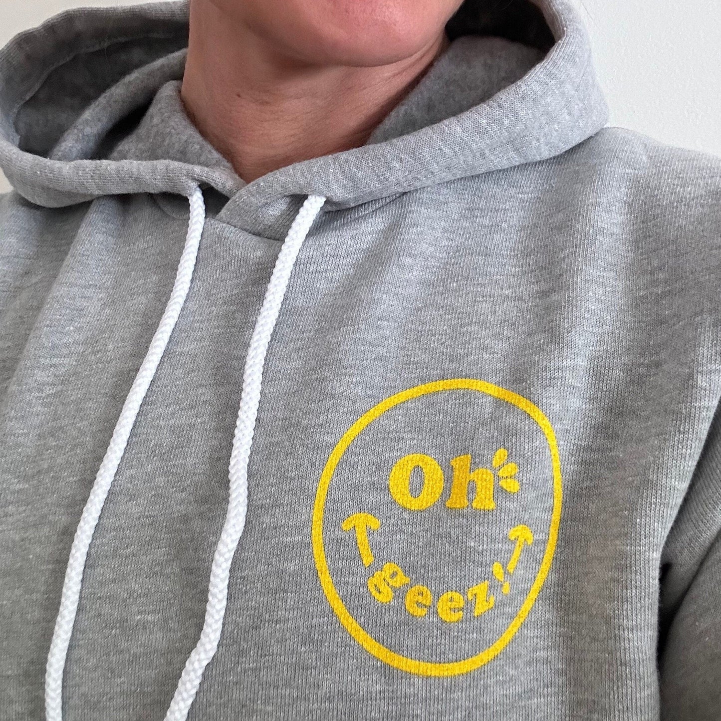 Oh Geez! Design Smiley Unisex Hoodie